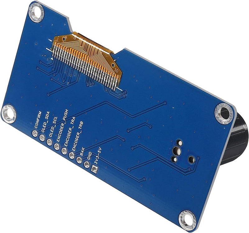 AiTrip 1PCS 1.3-inch OLED Display Module with Button EC11 Rotary Encoder Interface LCD Screen for Arduino (1.3 inch White) - Image 5